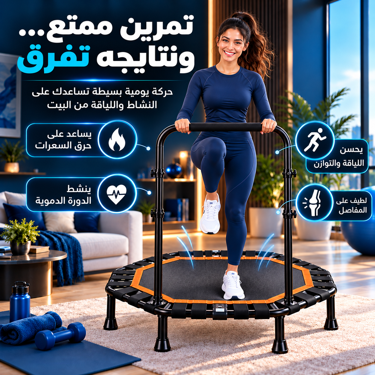 تمرين كارديو ممتع في المنزل