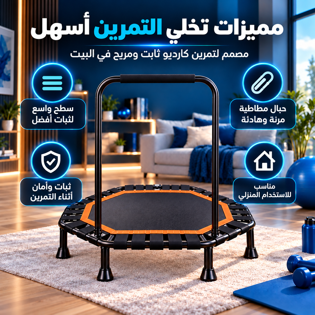 مميزات ترامبولين الكارديو