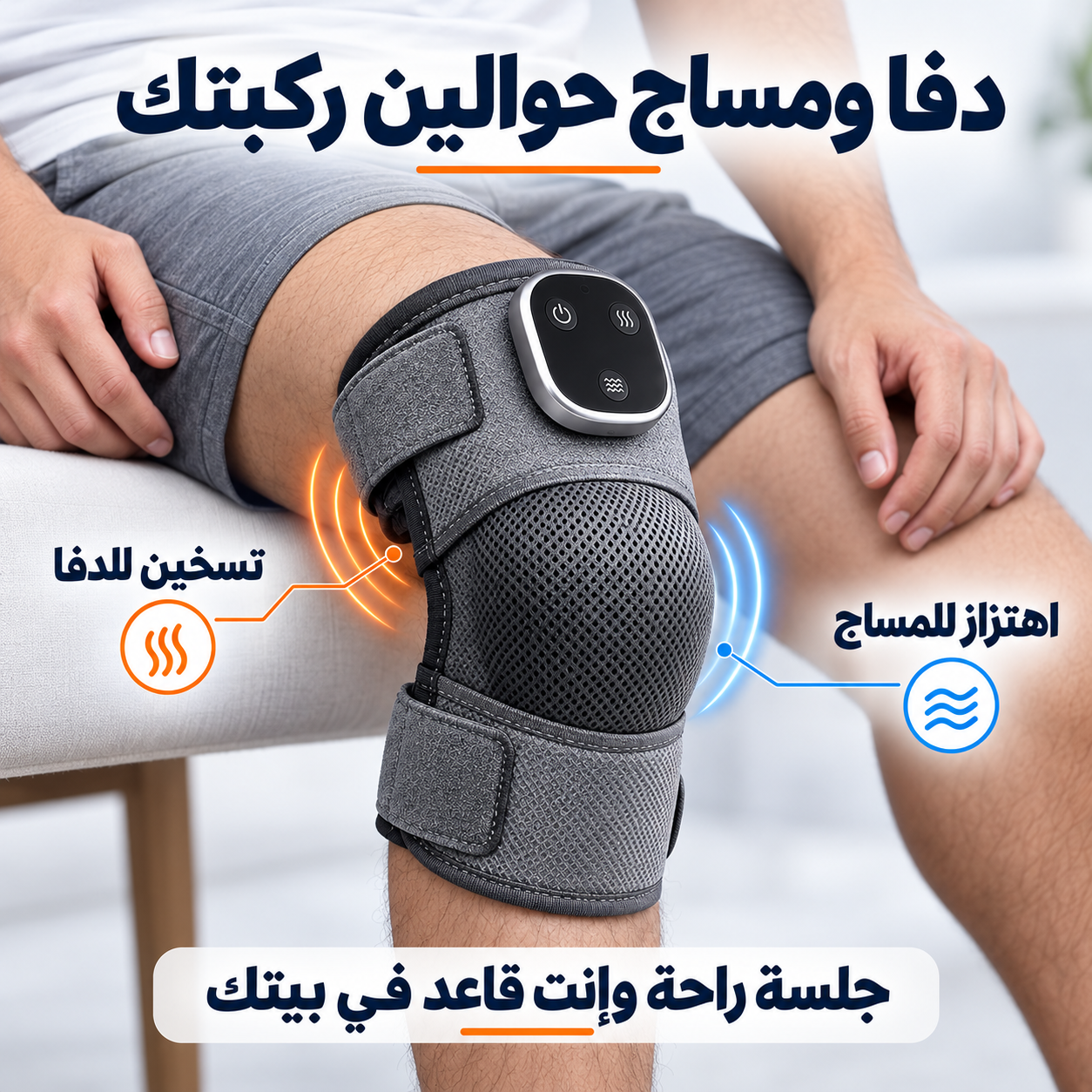 التسخين والمساج بالاهتزاز