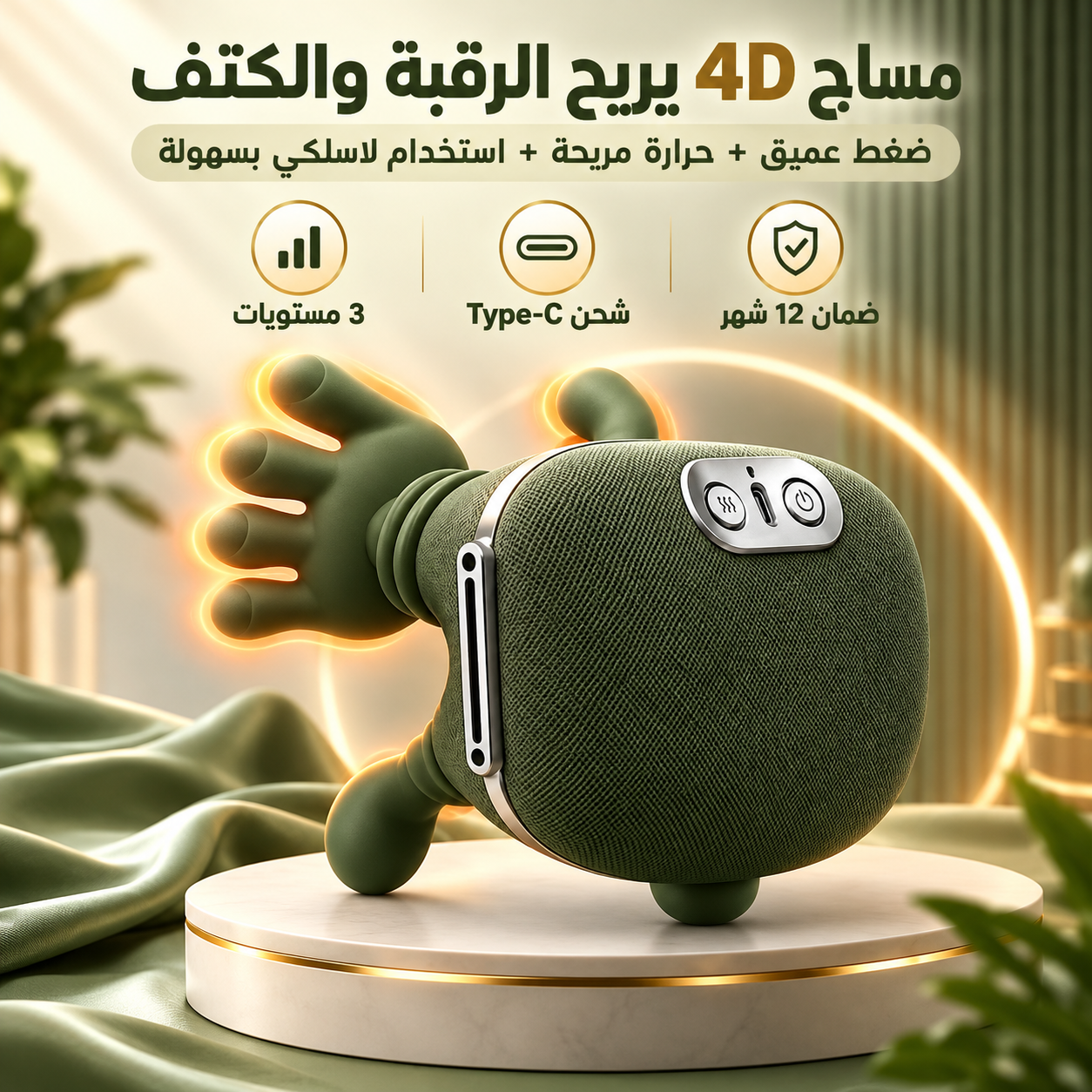 جهاز مساج الرقبة والكتف